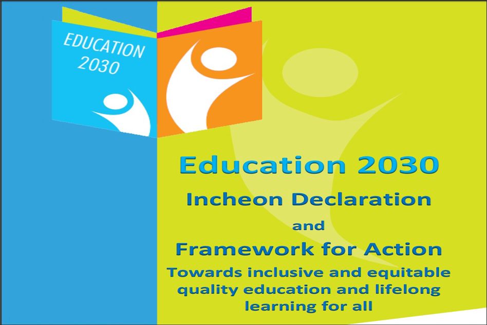Education 2030: Incheon declaration & framework for action (2015)