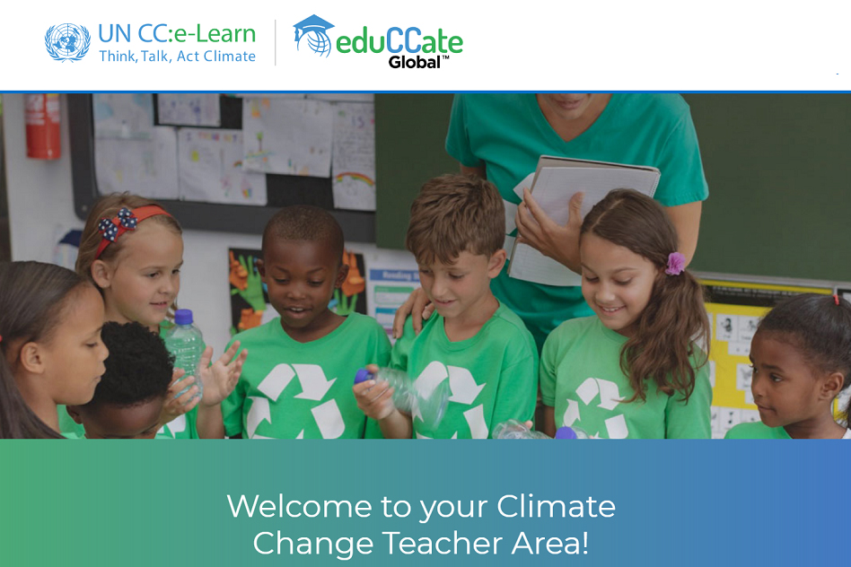 UN Climate Change Teacher Academy platform