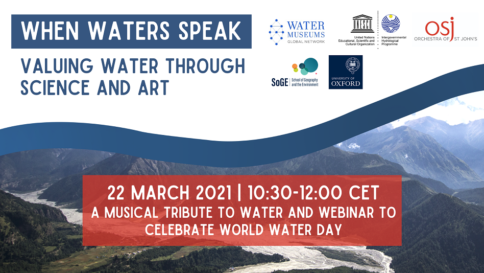 When waters speak event, 22 March 2021