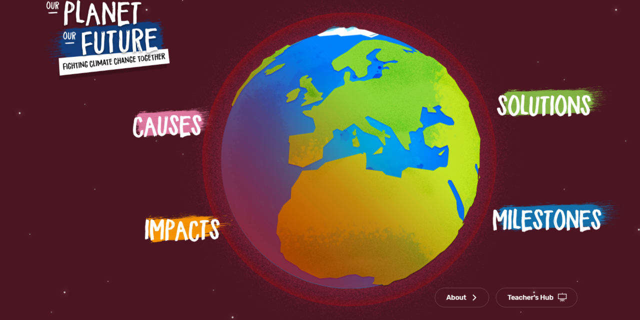 “Our planet, our future” interactive platform