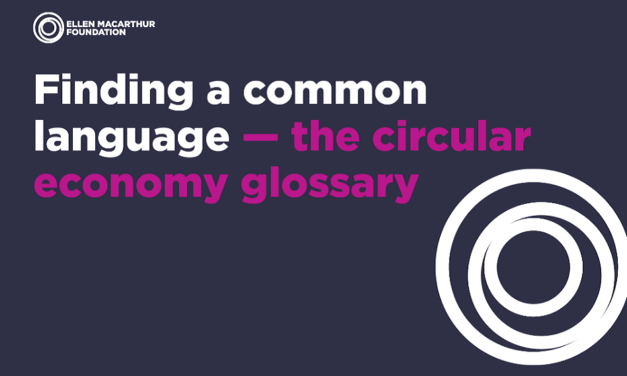 A glossary on circular economy