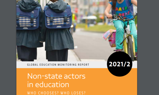 Non state actors in education, 2021 GEM Report
