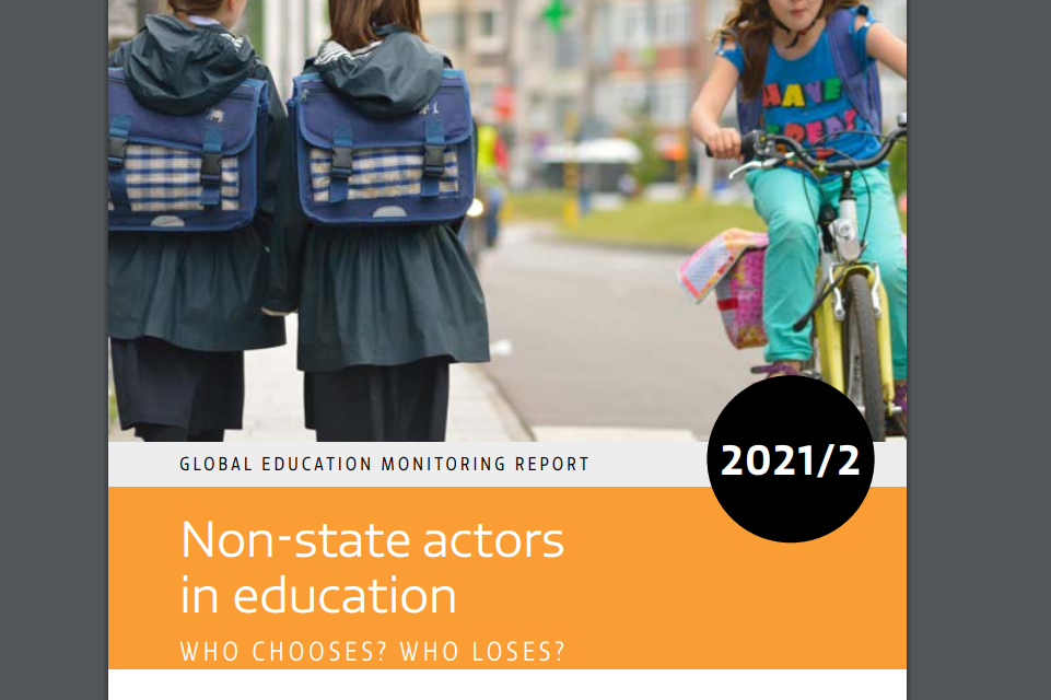 Non state actors in education, 2021 GEM Report