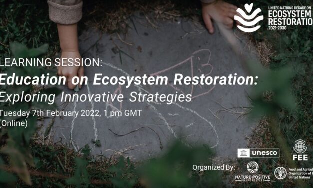 Education on ecosystems restoration, 7 February