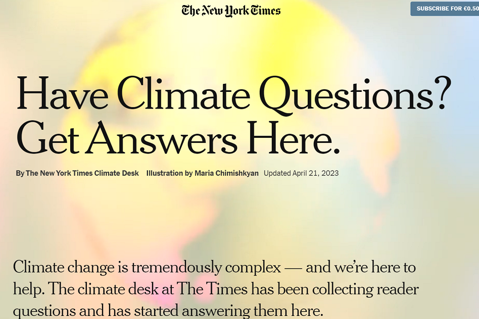 New York Times answers your climate questions