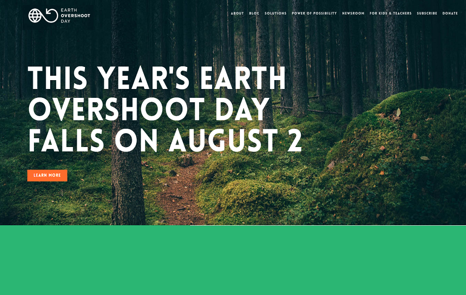 2023 Earth Overshoot Day lands on August 2