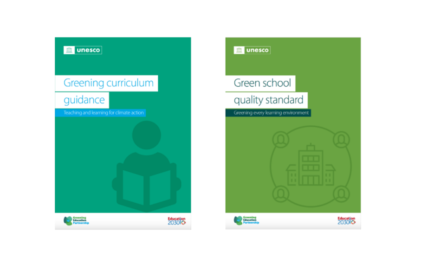 UNESCO new tools for greening schools & curricula