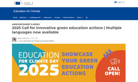 EU Education for Climate: Call for innovative green education actions 