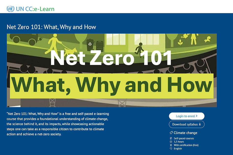 E-course: Net Zero 101: What, Why, How