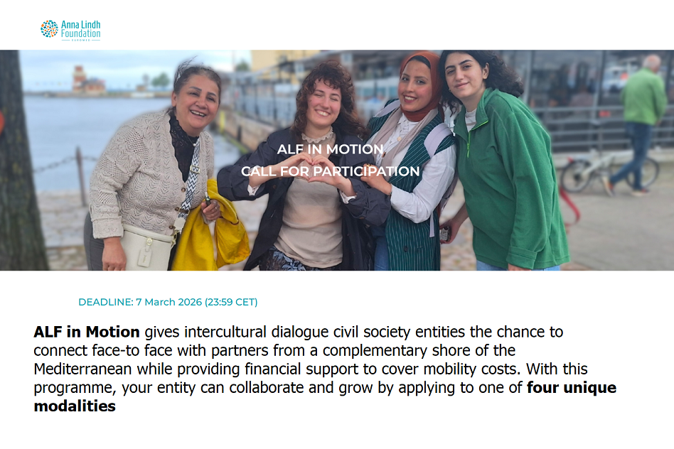 ALF in Motion funds Mobilities across the Mediterranean
