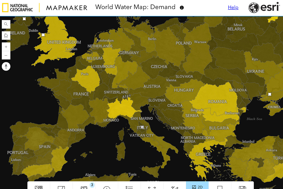 Who use water? Let’s map it
