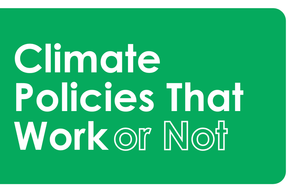 Knowing which Climate Policy actually works
