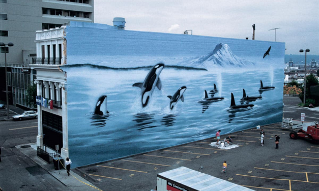 Meet artist Wyland and his “whaling walls”