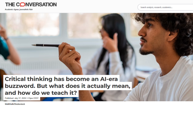 Critical thinking in the era of AI
