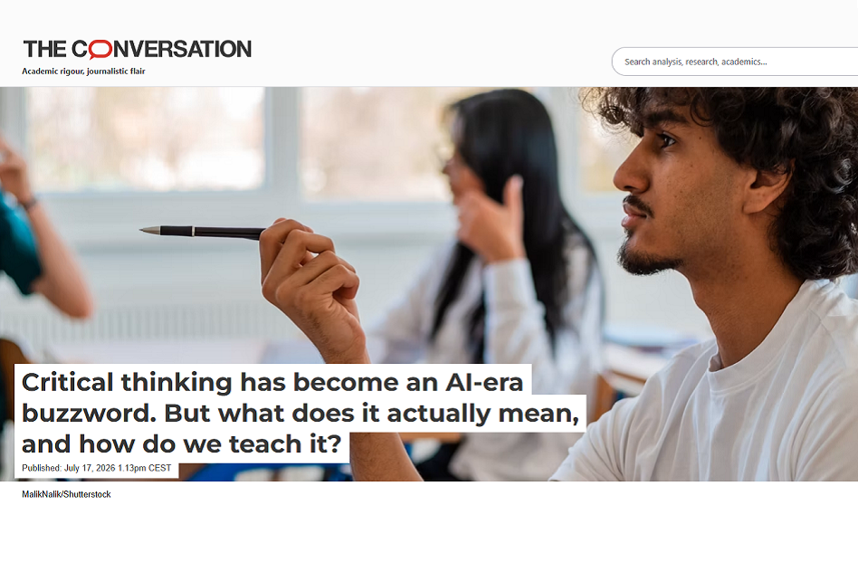 Critical thinking in the era of AI