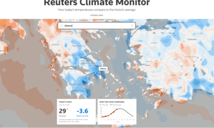 Reuters Climate Monitor: updates daily